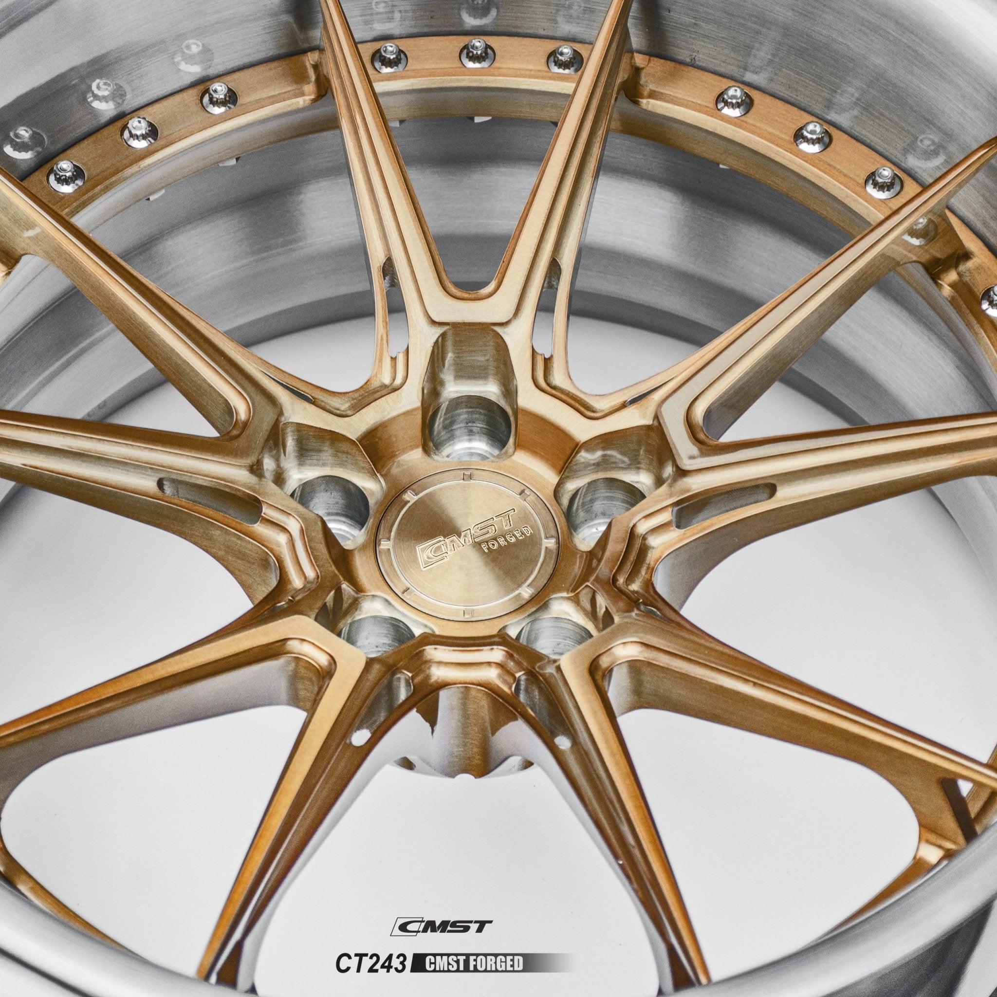 CMST 2-Piece Custom Forged Wheels CT243 Aftermarket Carbon Fiber Part / Bodykit - Robot Bodykits