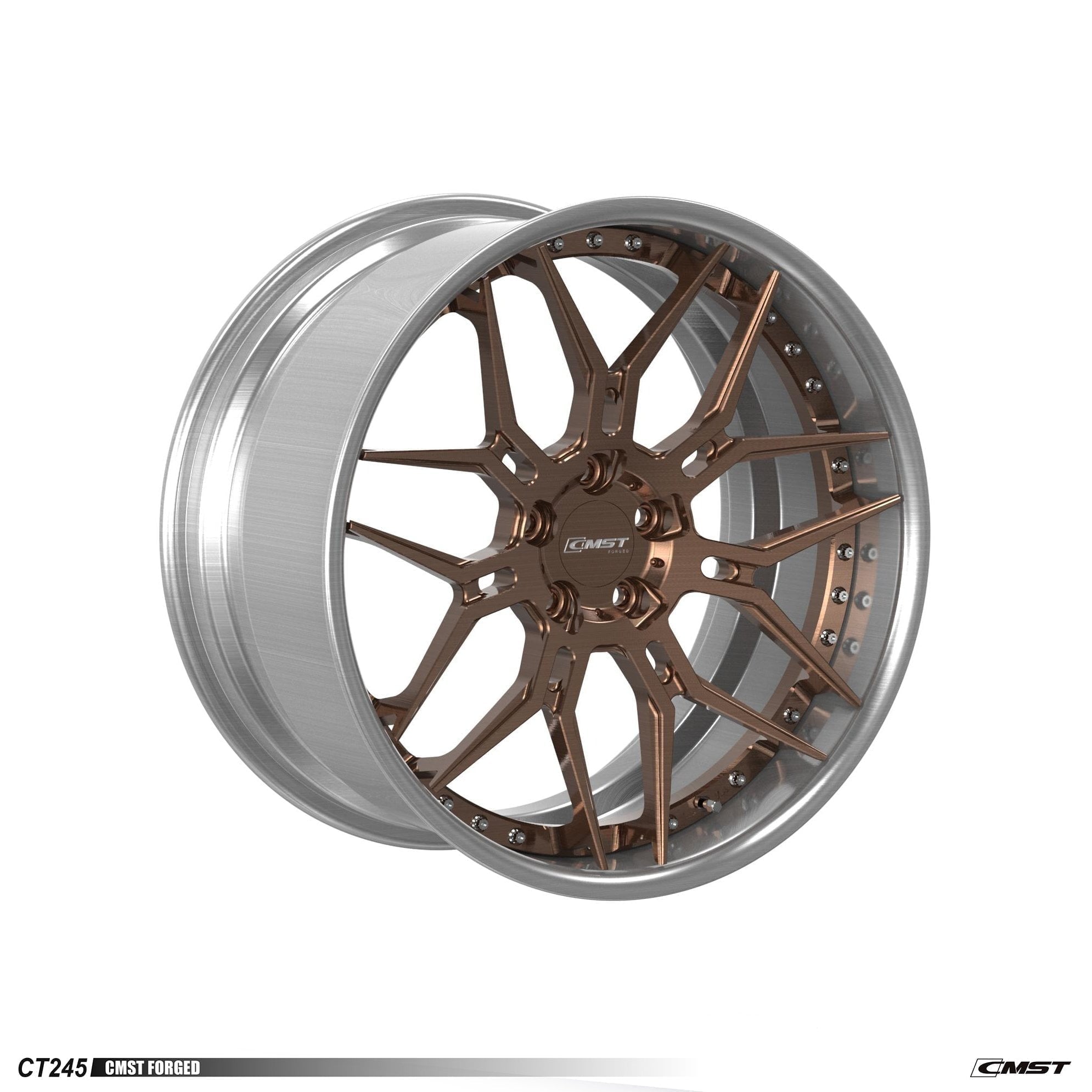 CMST 2-Piece Custom Forged Wheels CT245 Aftermarket Carbon Fiber Part / Bodykit - Robot Bodykits
