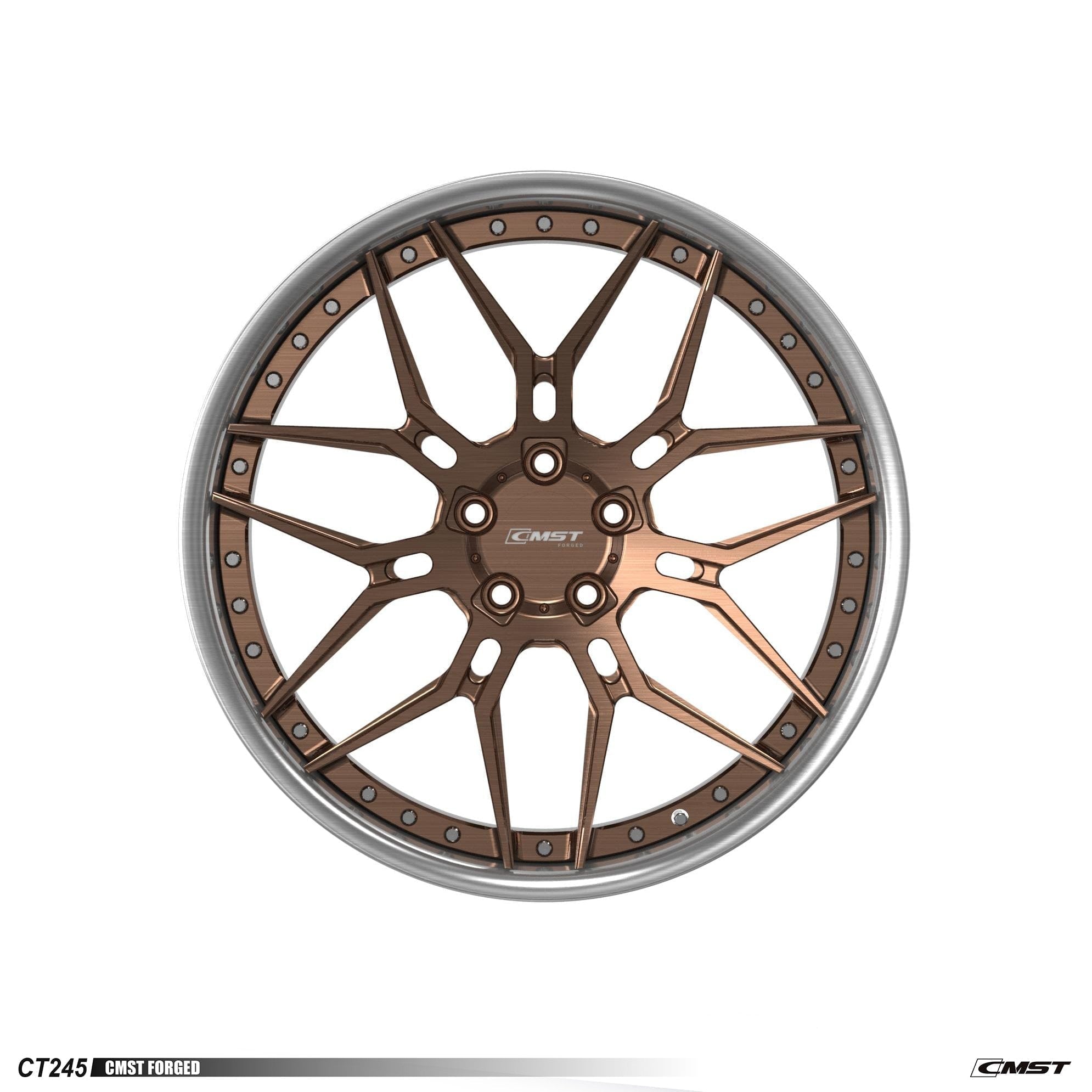 CMST 2-Piece Custom Forged Wheels CT245 Aftermarket Carbon Fiber Part / Bodykit - Robot Bodykits