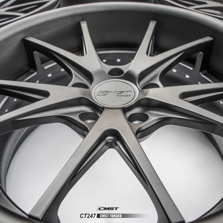 CMST 2-Piece Custom Forged Wheels CT247 Aftermarket Carbon Fiber Part / Bodykit - Robot Bodykits