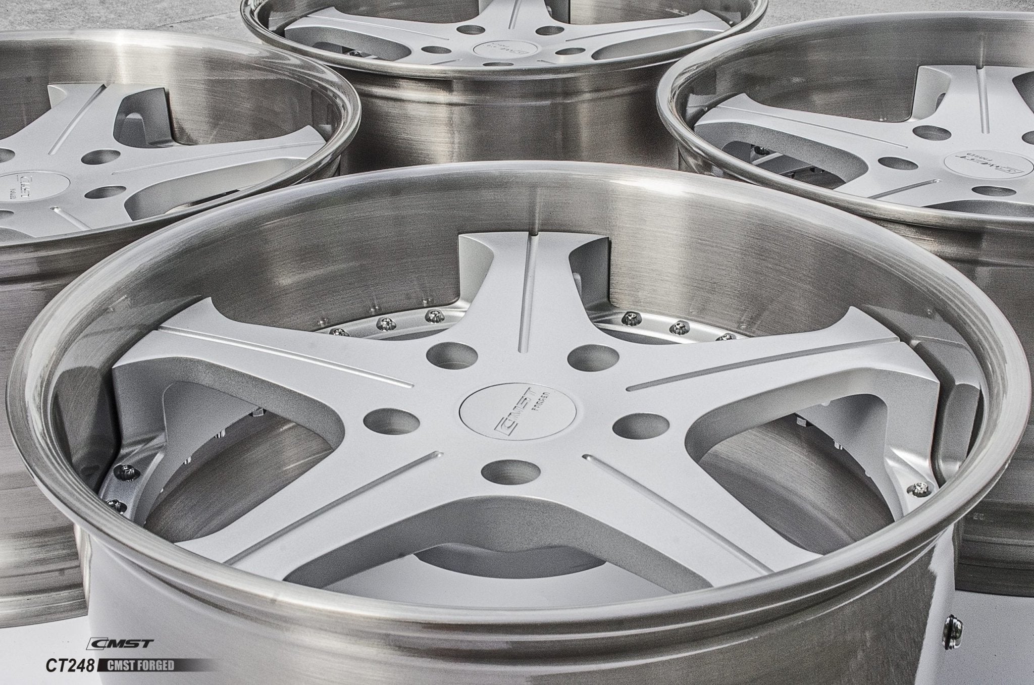 CMST 2-Piece Custom Forged Wheels CT248 Aftermarket Carbon Fiber Part / Bodykit - Robot Bodykits