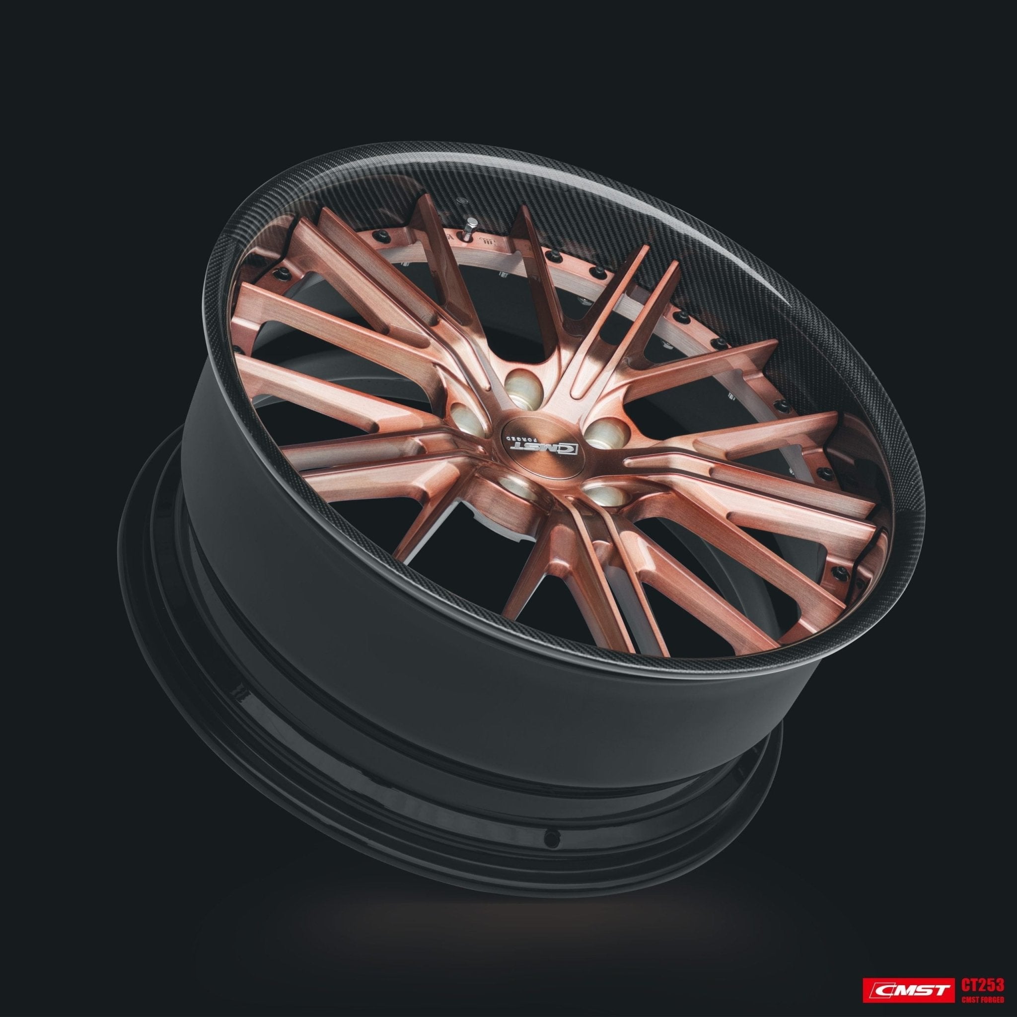 CMST 2-Piece Custom Forged Wheels CT253 Aftermarket Carbon Fiber Part / Bodykit - Robot Bodykits
