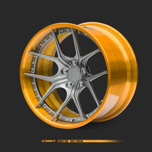 CMST 2-Piece Custom Forged Wheels CT267 Aftermarket Carbon Fiber Part / Bodykit - Robot Bodykits