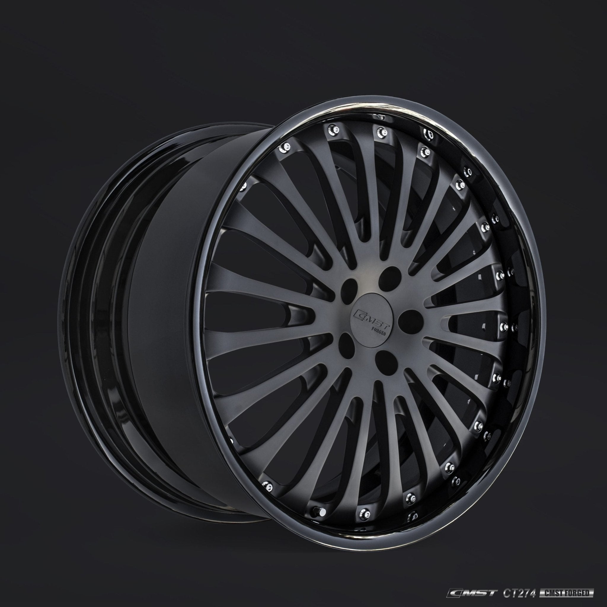 CMST 2-Piece Custom Forged Wheels CT274 Aftermarket Carbon Fiber Part / Bodykit - Robot Bodykits