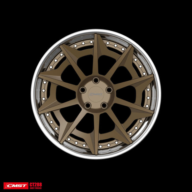 CMST 2-Piece Custom Forged Wheels CT288 Aftermarket Carbon Fiber Part / Bodykit - Robot Bodykits