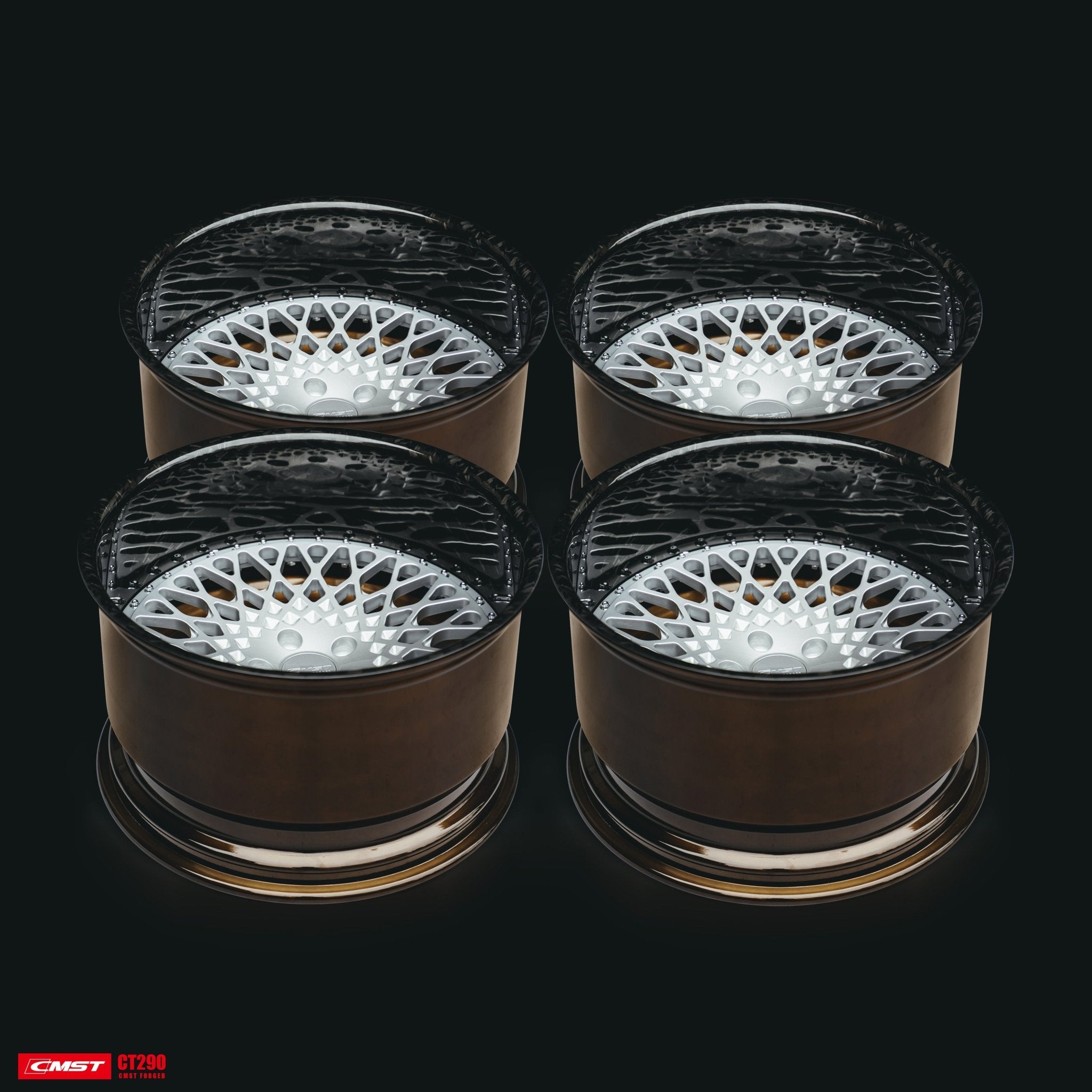 CMST 2-Piece Custom Forged Wheels CT290 Aftermarket Carbon Fiber Part / Bodykit - Robot Bodykits