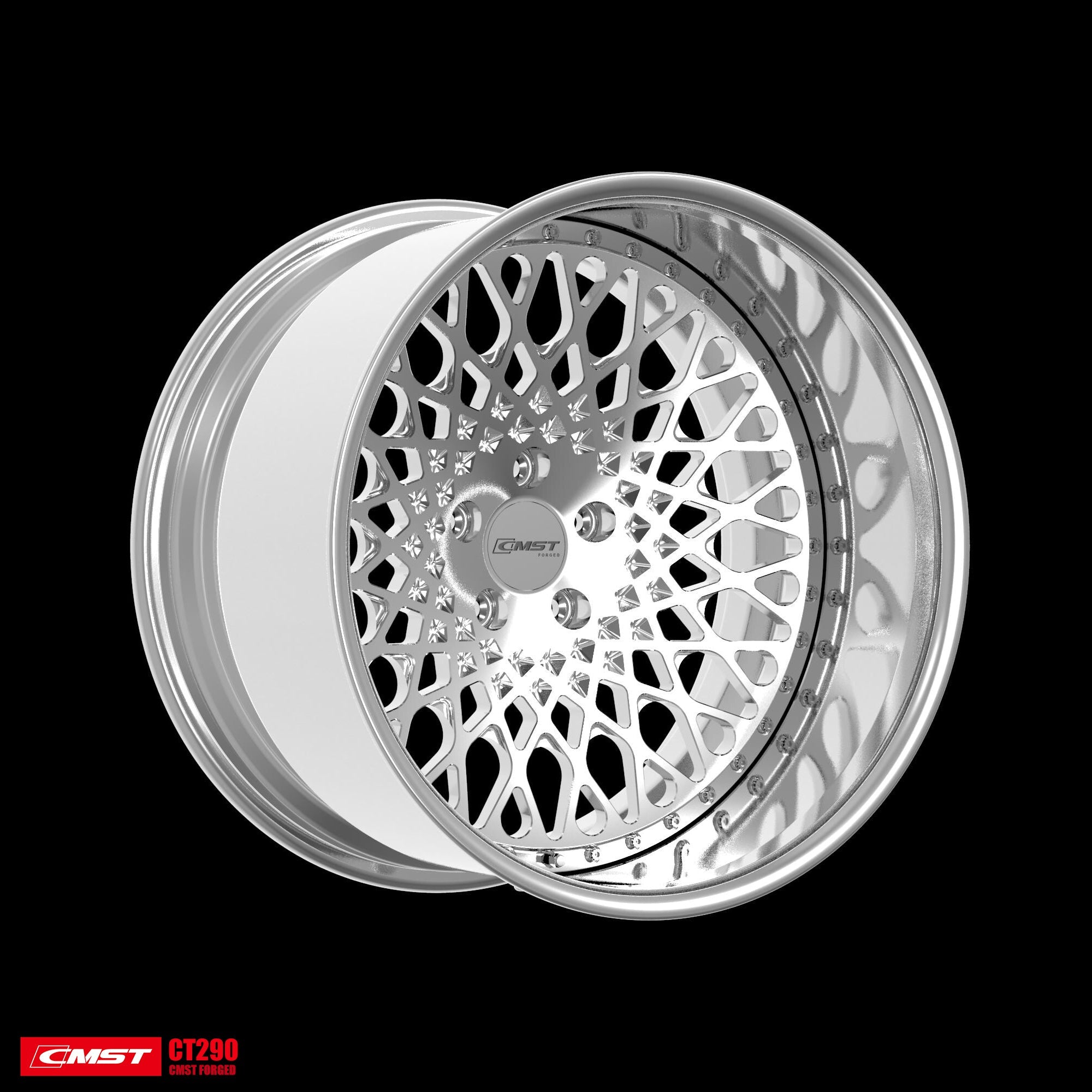 CMST 2-Piece Custom Forged Wheels CT290 Aftermarket Carbon Fiber Part / Bodykit - Robot Bodykits