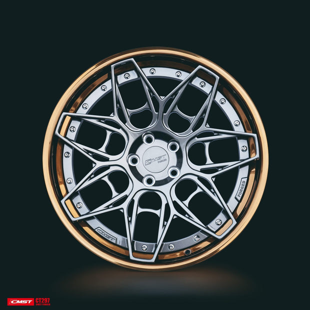 CMST 2-Piece Custom Forged Wheels CT297 Aftermarket Carbon Fiber Part / Bodykit - Robot Bodykits