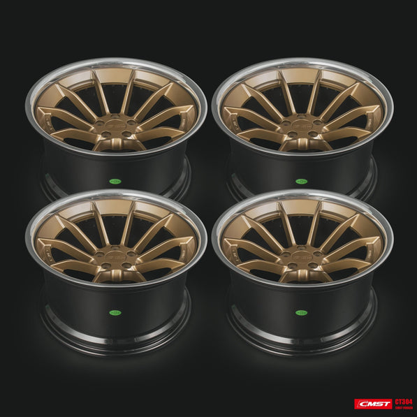 CMST 2-Piece Custom Forged Wheels CT304 Aftermarket Carbon Fiber Part / Bodykit - Robot Bodykits