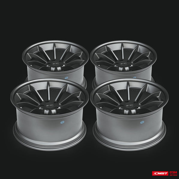 CMST 2-Piece Custom Forged Wheels CT304 Aftermarket Carbon Fiber Part / Bodykit - Robot Bodykits