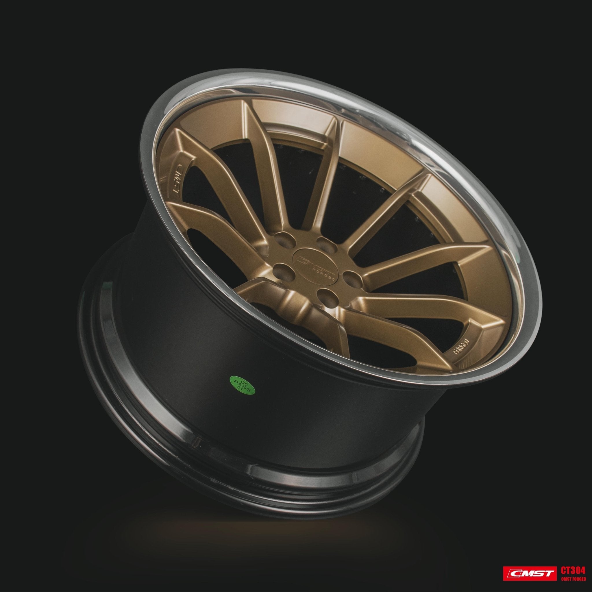 CMST 2-Piece Custom Forged Wheels CT304 Aftermarket Carbon Fiber Part / Bodykit - Robot Bodykits