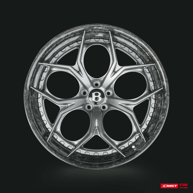 CMST 2-Piece Custom Forged Wheels CT305 Aftermarket Carbon Fiber Part / Bodykit - Robot Bodykits