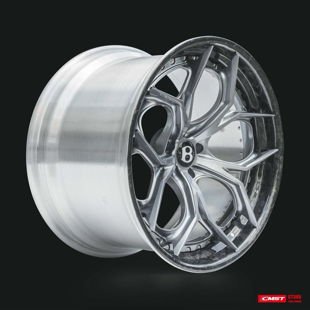 CMST 2-Piece Custom Forged Wheels CT305 Aftermarket Carbon Fiber Part / Bodykit - Robot Bodykits