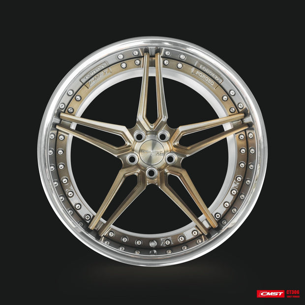 CMST 2-Piece Custom Forged Wheels CT306 Aftermarket Carbon Fiber Part / Bodykit - Robot Bodykits