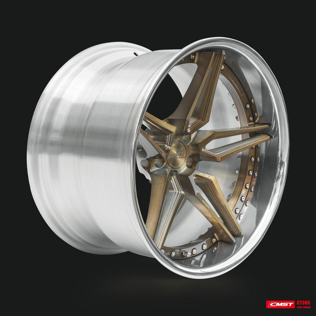 CMST 2-Piece Custom Forged Wheels CT306 Aftermarket Carbon Fiber Part / Bodykit - Robot Bodykits