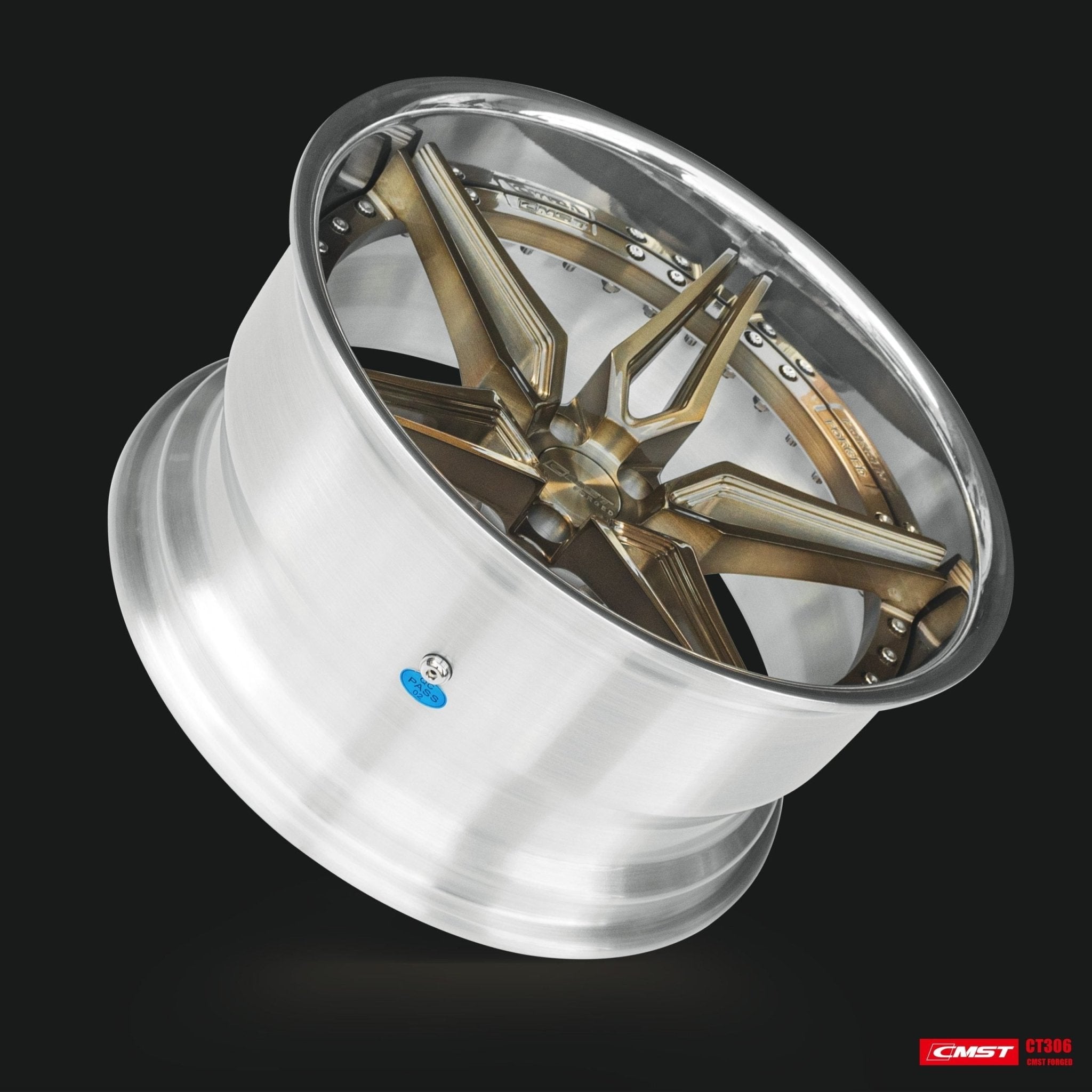 CMST 2-Piece Custom Forged Wheels CT306 Aftermarket Carbon Fiber Part / Bodykit - Robot Bodykits