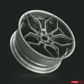 CMST 2-Piece Custom Forged Wheels CT307 Aftermarket Carbon Fiber Part / Bodykit - Robot Bodykits