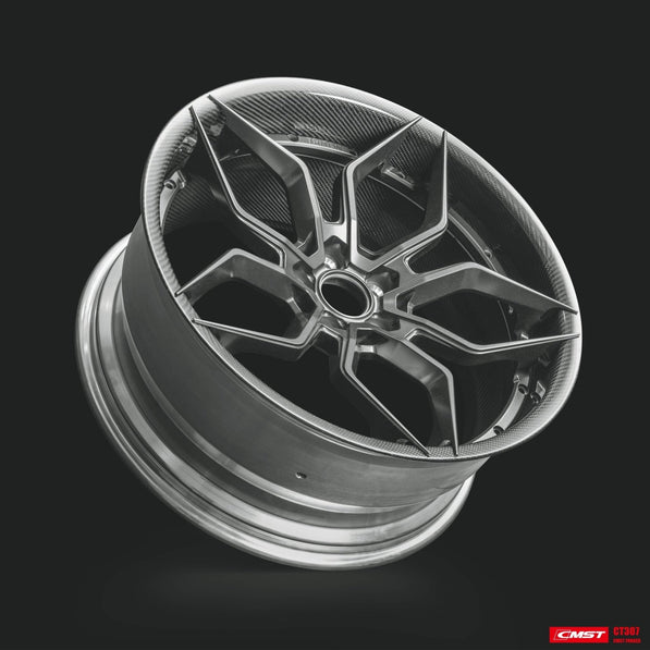 CMST 2-Piece Custom Forged Wheels CT307 Aftermarket Carbon Fiber Part / Bodykit - Robot Bodykits