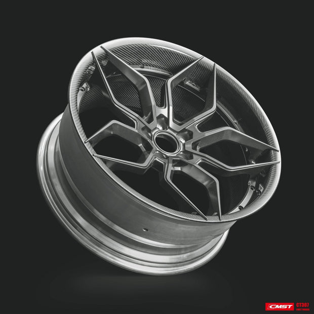 CMST 2-Piece Custom Forged Wheels CT307 Aftermarket Carbon Fiber Part / Bodykit - Robot Bodykits