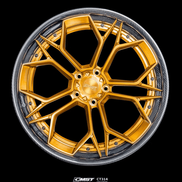 CMST 2 - Piece Custom Forged Wheels CT314 Aftermarket Carbon Fiber Part / Bodykit - Robot Bodykits