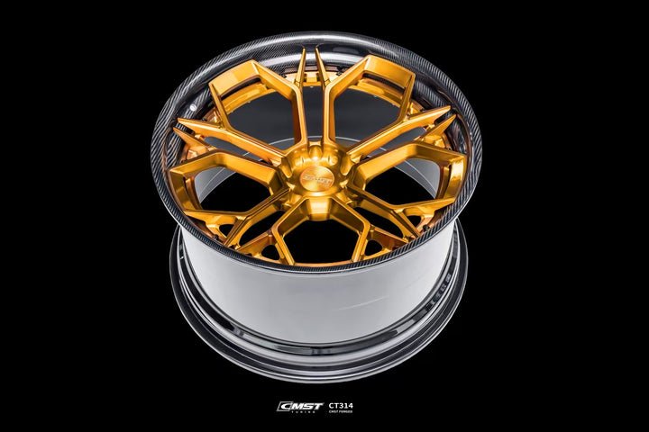 CMST 2 - Piece Custom Forged Wheels CT314 Aftermarket Carbon Fiber Part / Bodykit - Robot Bodykits