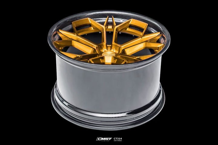 CMST 2 - Piece Custom Forged Wheels CT314 Aftermarket Carbon Fiber Part / Bodykit - Robot Bodykits