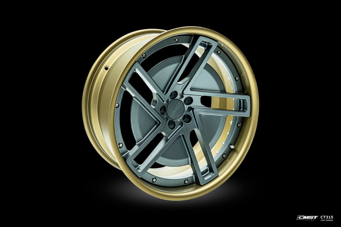 CMST 2 - Piece Custom Forged Wheels CT315 Aftermarket Carbon Fiber Part / Bodykit - Robot Bodykits