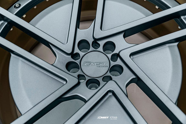 CMST 2 - Piece Custom Forged Wheels CT315 Aftermarket Carbon Fiber Part / Bodykit - Robot Bodykits