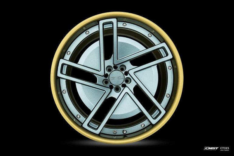 CMST 2 - Piece Custom Forged Wheels CT315 Aftermarket Carbon Fiber Part / Bodykit - Robot Bodykits