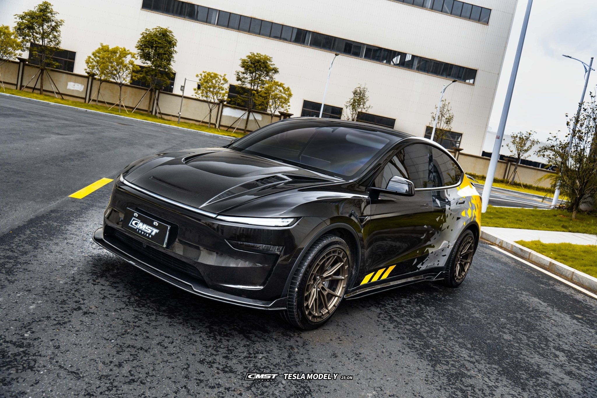 CMST 2025+ Tesla Model Y Lowline Kit Carbon Fibre Bodykit V.1 Aftermarket Carbon Fiber Part / Bodykit - Robot Bodykits