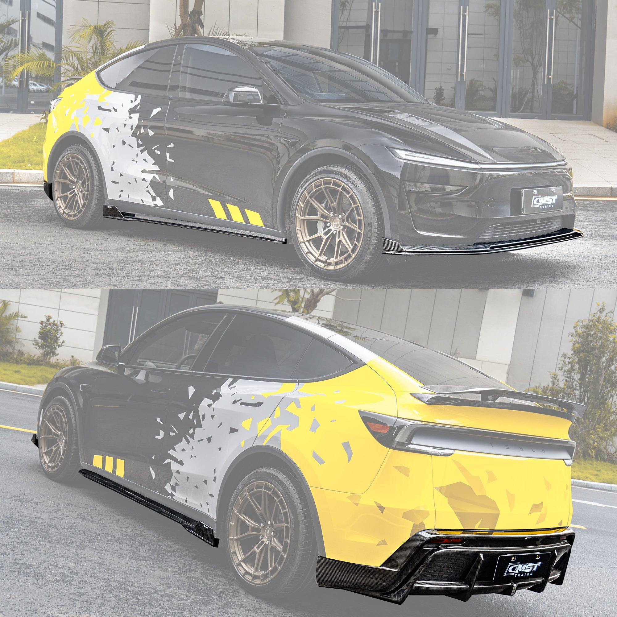 CMST 2025+ Tesla Model Y Lowline Kit Carbon Fibre Bodykit V.1 Aftermarket Carbon Fiber Part / Bodykit - Robot Bodykits