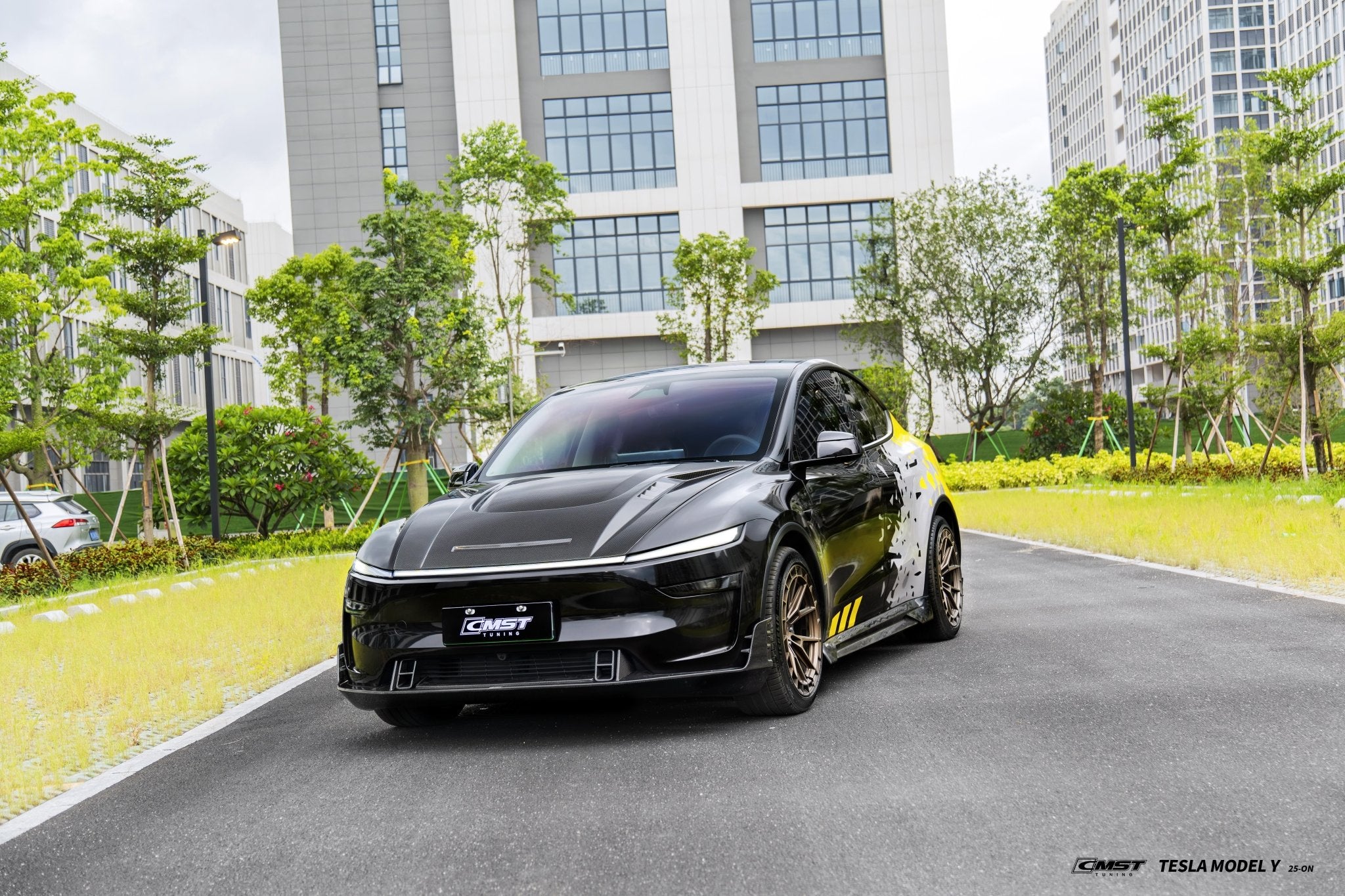 CMST 2025+ Tesla Model Y Lowline Kit Carbon Fibre Bodykit V.2 Aftermarket Carbon Fiber Part / Bodykit - Robot Bodykits