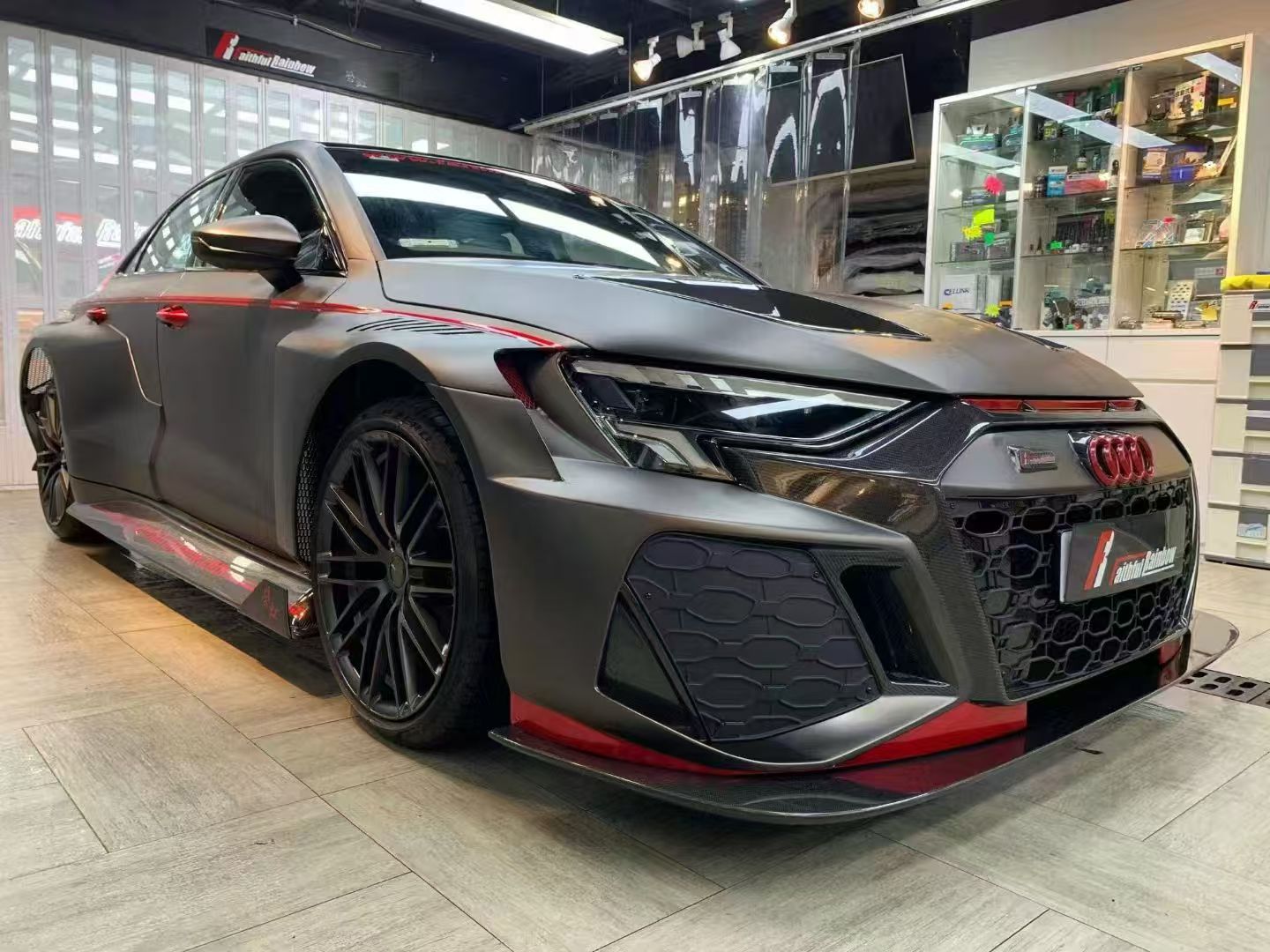 CMST Audi RS3 LMS TCR 8Y FRP or Carbon Fibre Bodykit Aftermarket Carbon Fiber Part / Bodykit - Robot Bodykits
