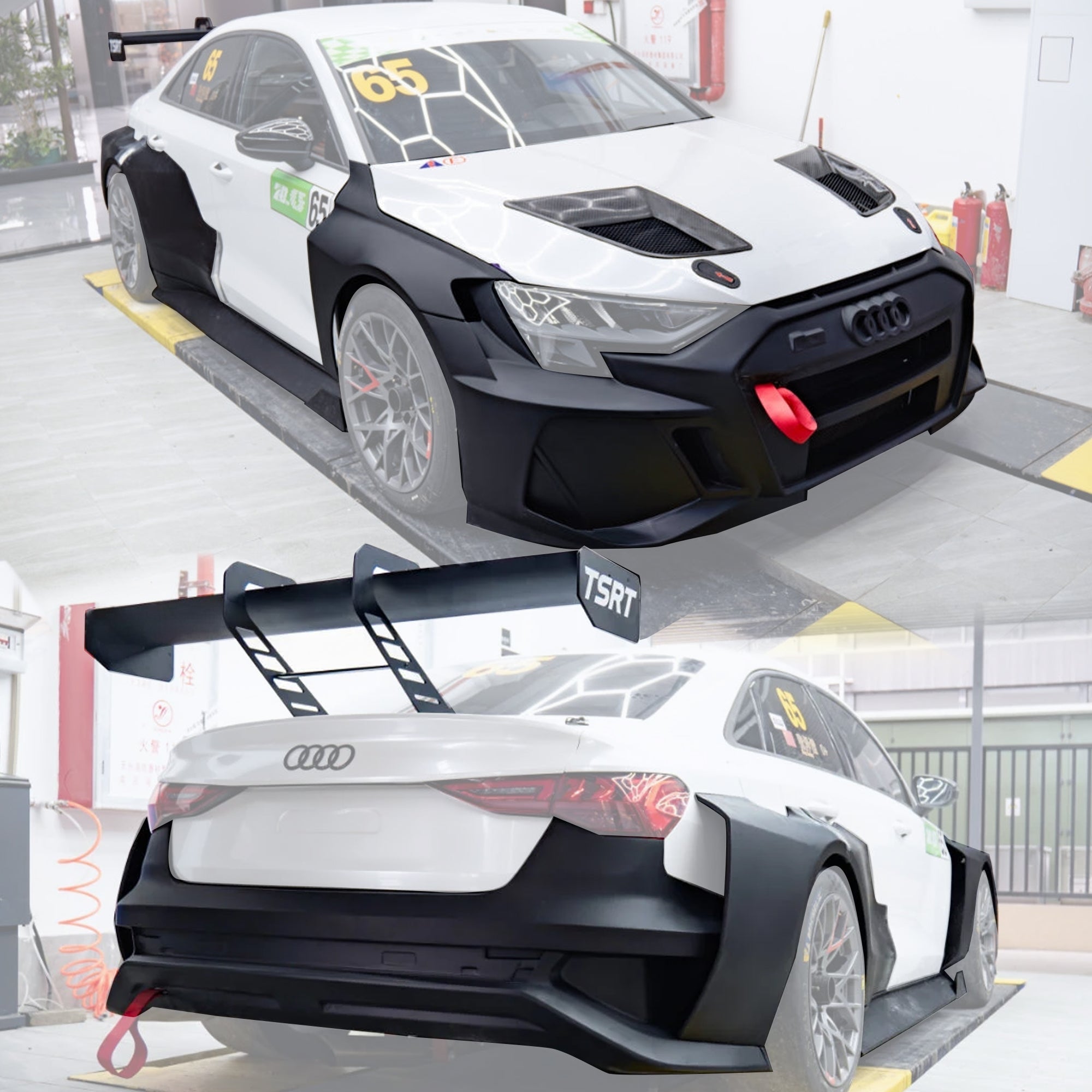 CMST Audi RS3 LMS TCR 8Y FRP or Carbon Fibre Bodykit Aftermarket Carbon Fiber Part / Bodykit - Robot Bodykits