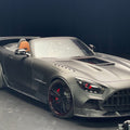 CMST Carbon Fiber Clear View Tempered Glass Transparent Hood Black Series Style for Mercedes Benz C190 AMG GT GTS GTC GTR 2015-2021 Aftermarket Carbon Fiber Part / Bodykit - Robot Bodykits