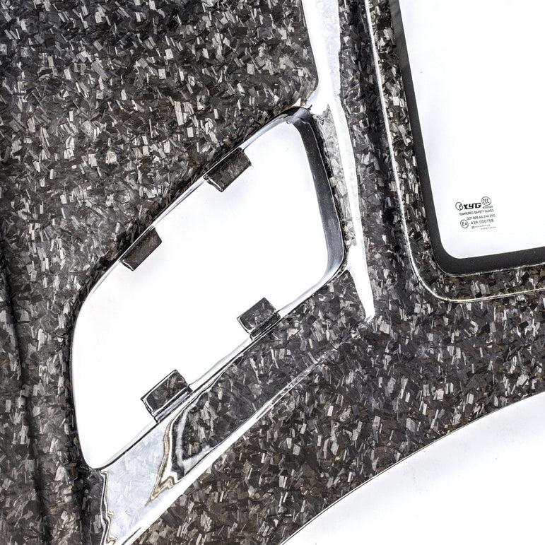 CMST Carbon Fiber Clear View Tempered Glass Transparent Hood Black Series Style for Mercedes Benz C190 AMG GT GTS GTC GTR 2015-2021 Aftermarket Carbon Fiber Part / Bodykit - Robot Bodykits