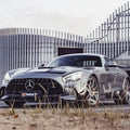 CMST Carbon Fiber Clear View Tempered Glass Transparent Hood Black Series Style for Mercedes Benz C190 AMG GT GTS GTC GTR 2015-2021 Aftermarket Carbon Fiber Part / Bodykit - Robot Bodykits