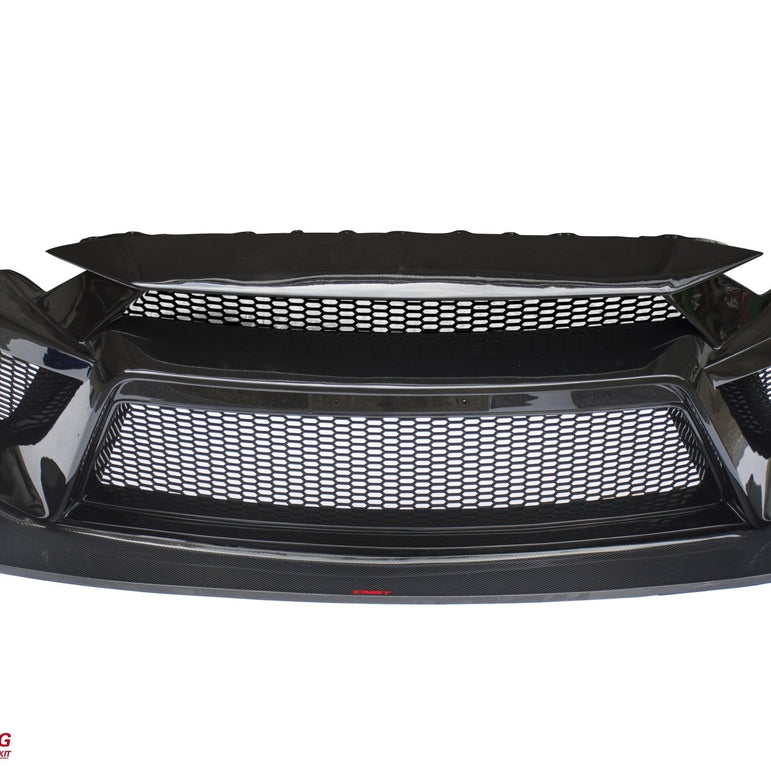 CMST Carbon Fiber Front Bumper & Front Lip for Ford Mustang S550.2 2018 - 2022 Aftermarket Carbon Fiber Part / Bodykit - Robot Bodykits