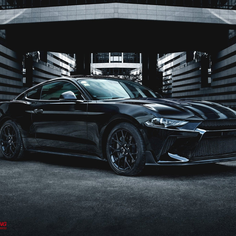 CMST Carbon Fiber Front Bumper & Front Lip for Ford Mustang S550.2 2018 - 2022 Aftermarket Carbon Fiber Part / Bodykit - Robot Bodykits
