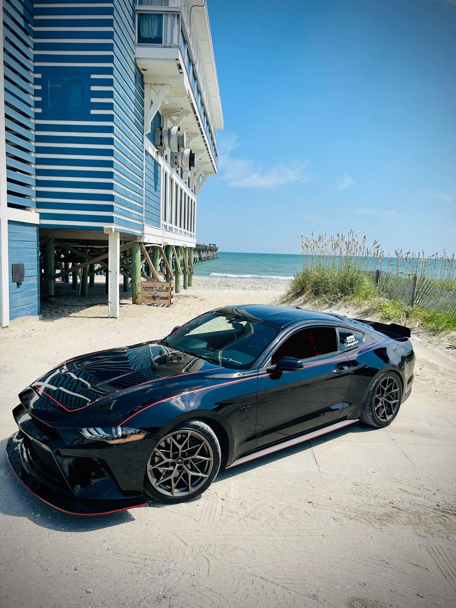 CMST Carbon Fiber Front Bumper & Front Lip for Ford Mustang S550.2 2018 - 2022 Aftermarket Carbon Fiber Part / Bodykit - Robot Bodykits