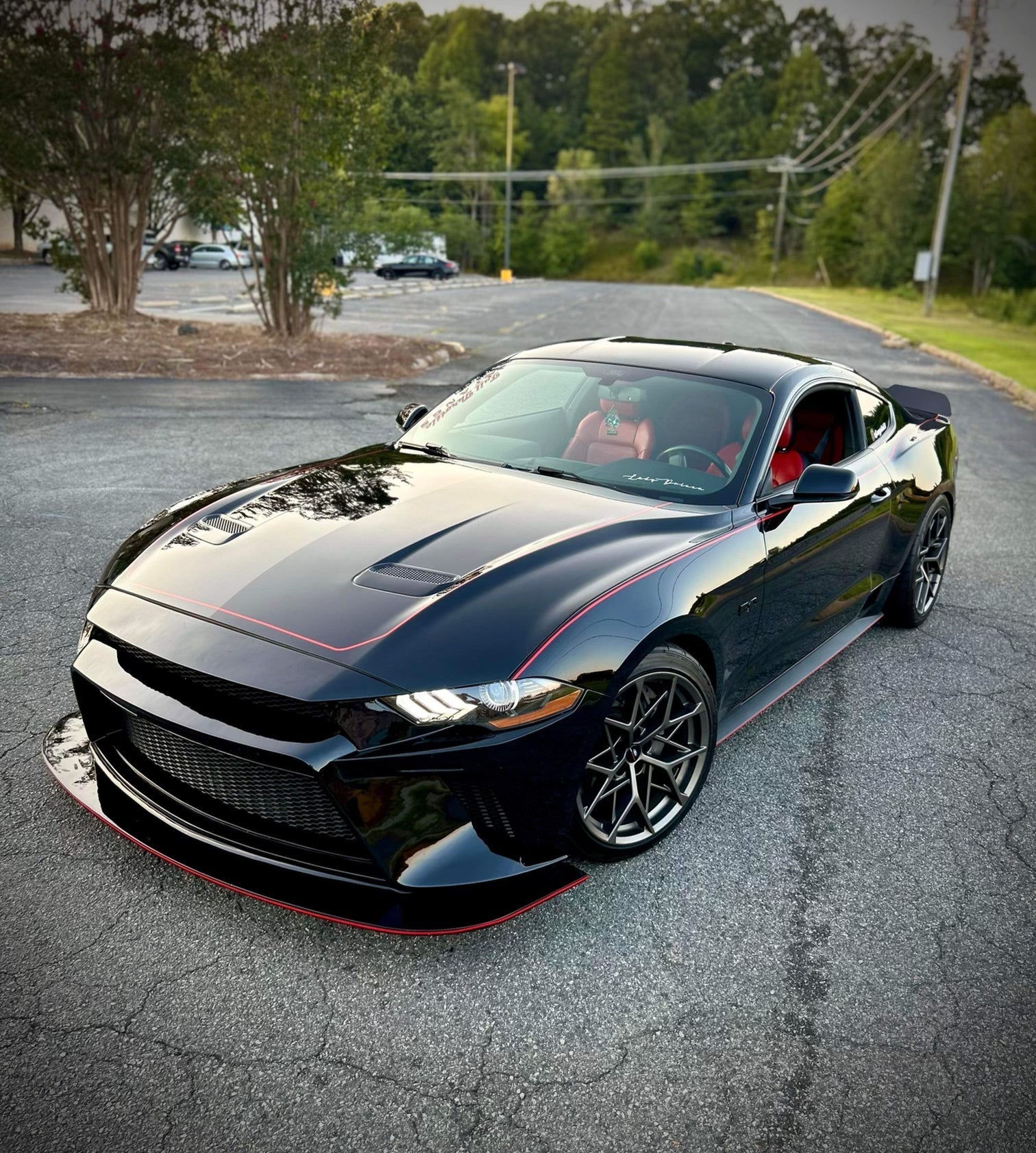 CMST Carbon Fiber Front Bumper & Front Lip for Ford Mustang S550.2 2018 - 2022 Aftermarket Carbon Fiber Part / Bodykit - Robot Bodykits