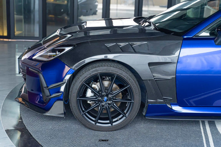 CMST Carbon Fiber Front Fenders for Subaru BRZ ZD8 & Toyota GR86 ZN8 2022 - ON Aftermarket Carbon Fiber Part / Bodykit - Robot Bodykits