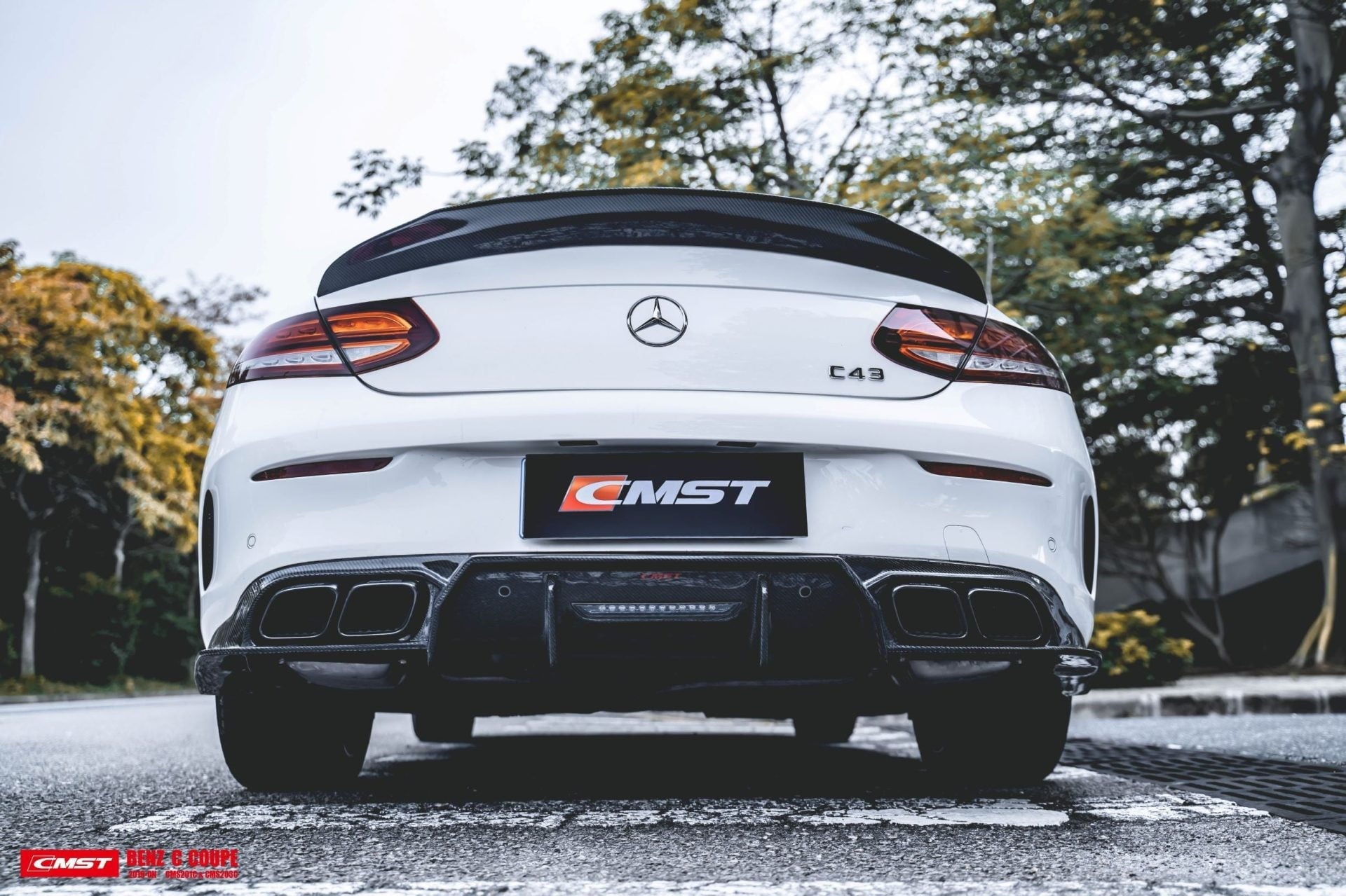CMST Carbon Fiber Full Body Kit for Mercedes Benz C Coupe AMG Sport Package W205 (2019-ON) Aftermarket Carbon Fiber Part / Bodykit - Robot Bodykits
