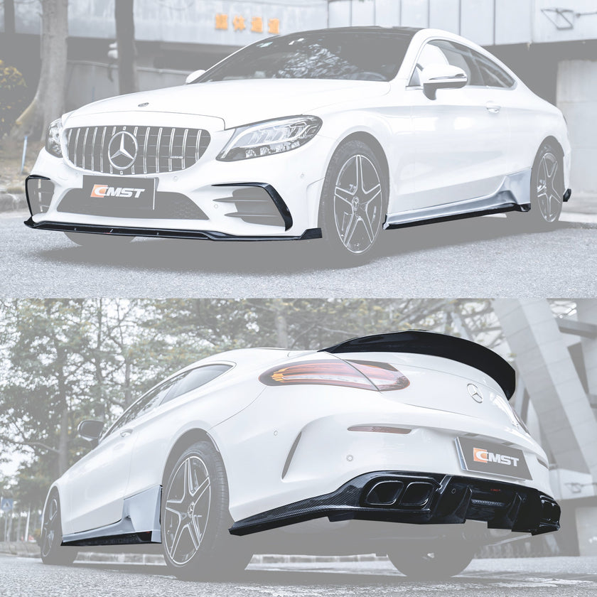 CMST Carbon Fiber Full Body Kit for Mercedes Benz C Coupe AMG Sport Package W205 (2019-ON) Aftermarket Carbon Fiber Part / Bodykit - Robot Bodykits