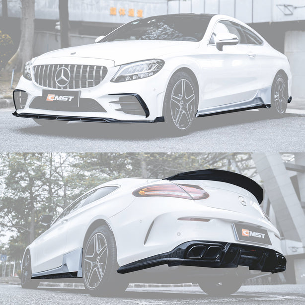 CMST Carbon Fiber Full Body Kit for Mercedes Benz C Coupe AMG Sport Package W205 (2019-ON) Aftermarket Carbon Fiber Part / Bodykit - Robot Bodykits