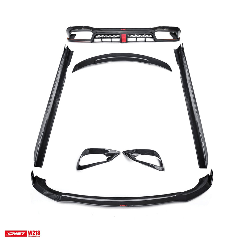 CMST Carbon Fiber Full Body Kit for Mercedes Benz E - Class 4 Door W213 2017 - 2019 Aftermarket Carbon Fiber Part / Bodykit - Robot Bodykits