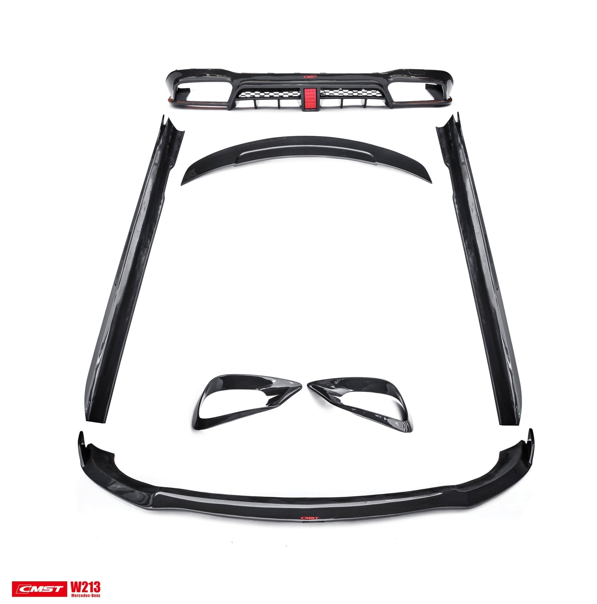 CMST Carbon Fiber Full Body Kit for Mercedes Benz E - Class 4 Door W213 2017 - 2019 Aftermarket Carbon Fiber Part / Bodykit - Robot Bodykits