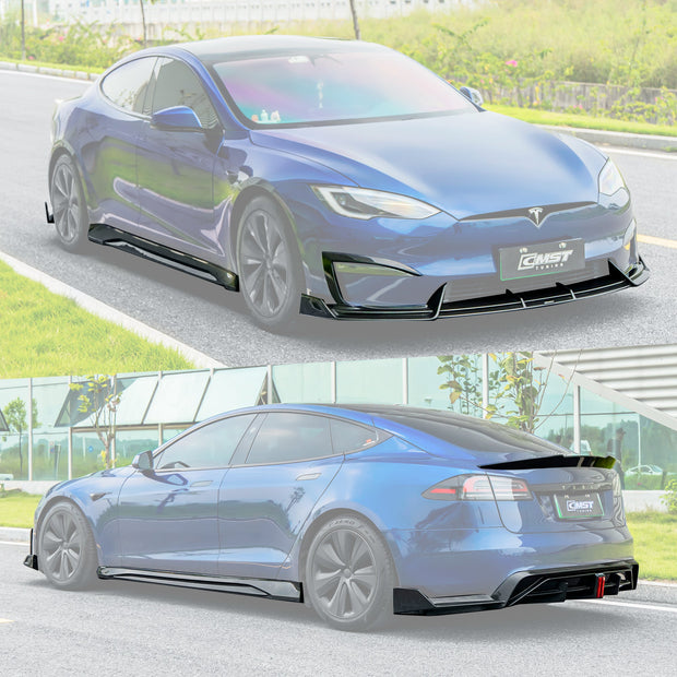 CMST Carbon Fiber Full Body Kit for Tesla Model S 2023+ Aftermarket Carbon Fiber Part / Bodykit - Robot Bodykits