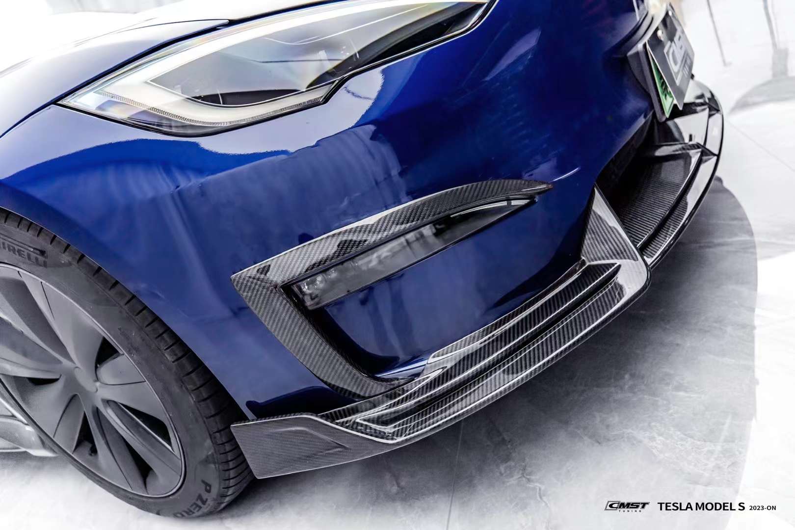 CMST Carbon Fiber Full Body Kit for Tesla Model S 2023+ Aftermarket Carbon Fiber Part / Bodykit - Robot Bodykits