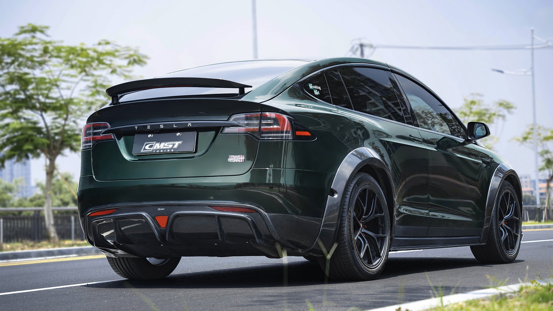 CMST Carbon Fiber Full Body Kit for Tesla Model X Gen 2 2022 - 2026 Aftermarket Carbon Fiber Part / Bodykit - Robot Bodykits